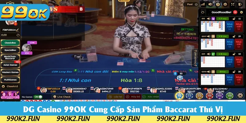 DG Casino 99OK cung cấp Baccarat quen thuộc DG Casino 99OK cung cấp Baccarat quen thuộc