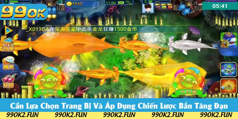 Mẹo chơi bắn cá 99OK tăng đạn và chọn vũ khí Mẹo chơi bắn cá 99OK tăng đạn và chọn vũ khí